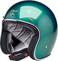 BILTWELL Bonanza Helmet - Metallic Catalina Green - Large 1001-358-204