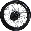 DRAG SPECIALTIES Rear Wheel - Single Disc/No ABS - Black - 16"x3.00" 64437B