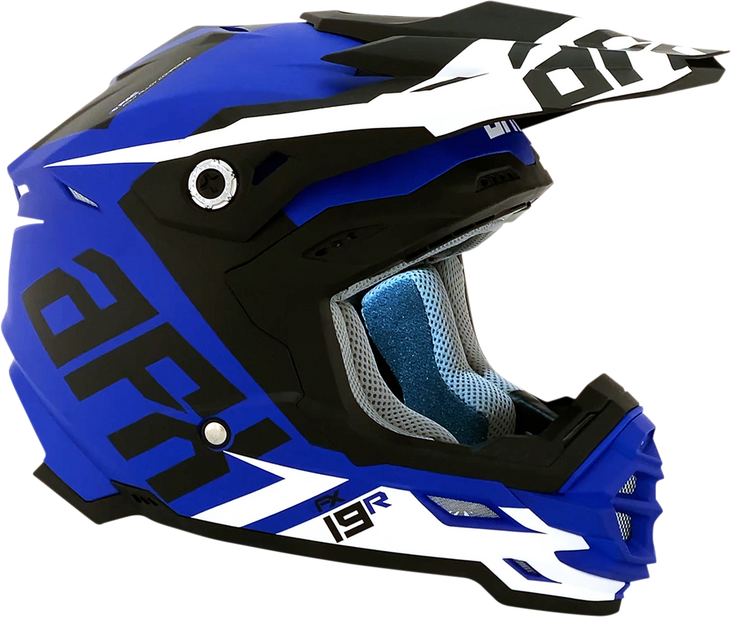 AFX FX-19R Helmet - Racing - Matte Blue - Small 0110-7068