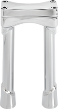 BILTWELL Risers - Murdock - Oversized - 8" - Chrome 6413-105-08