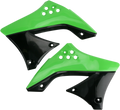 ACERBIS Radiator Shrouds - Green/Black 2141711089