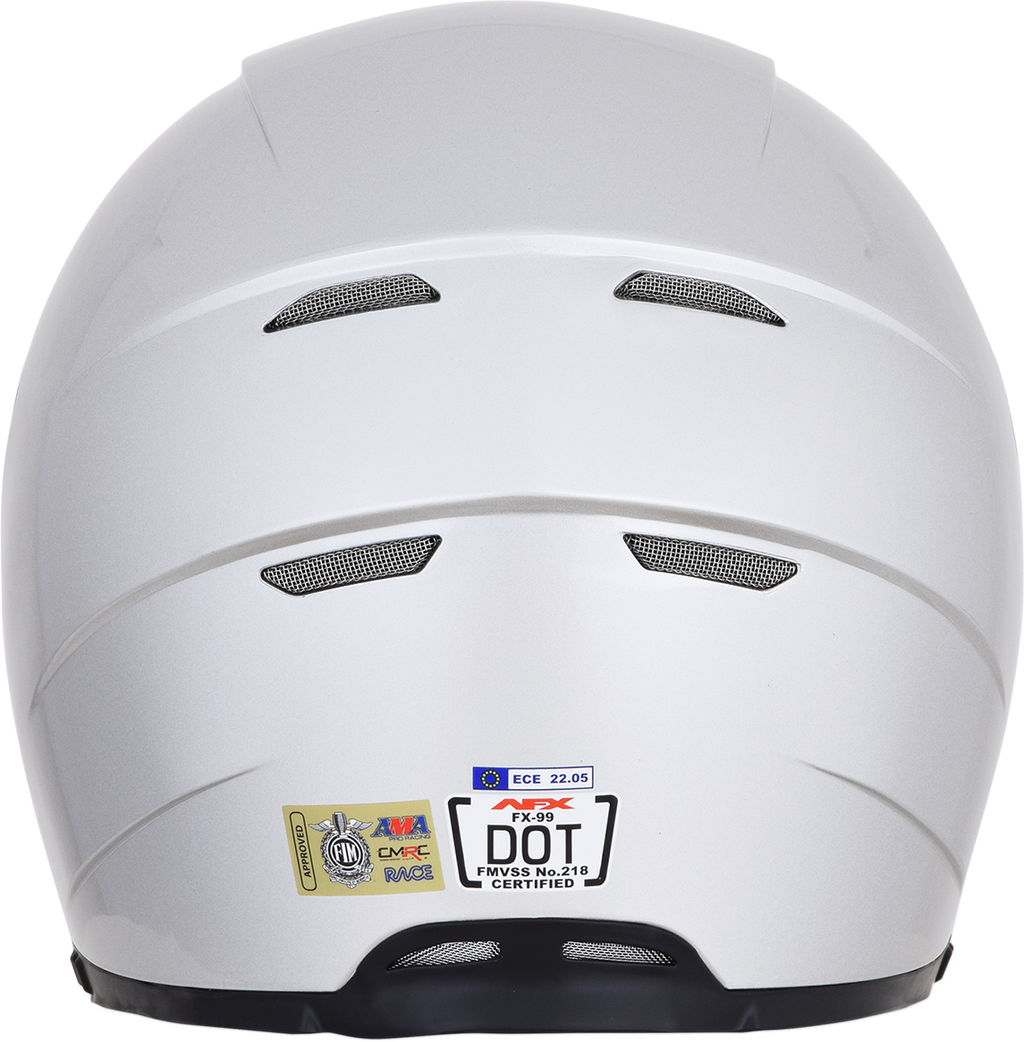 AFX FX-99 Helmet - Silver - Medium 0101-11068