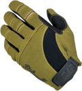 BILTWELL Moto Gloves - Olive/Black - Medium 1501-0309-003