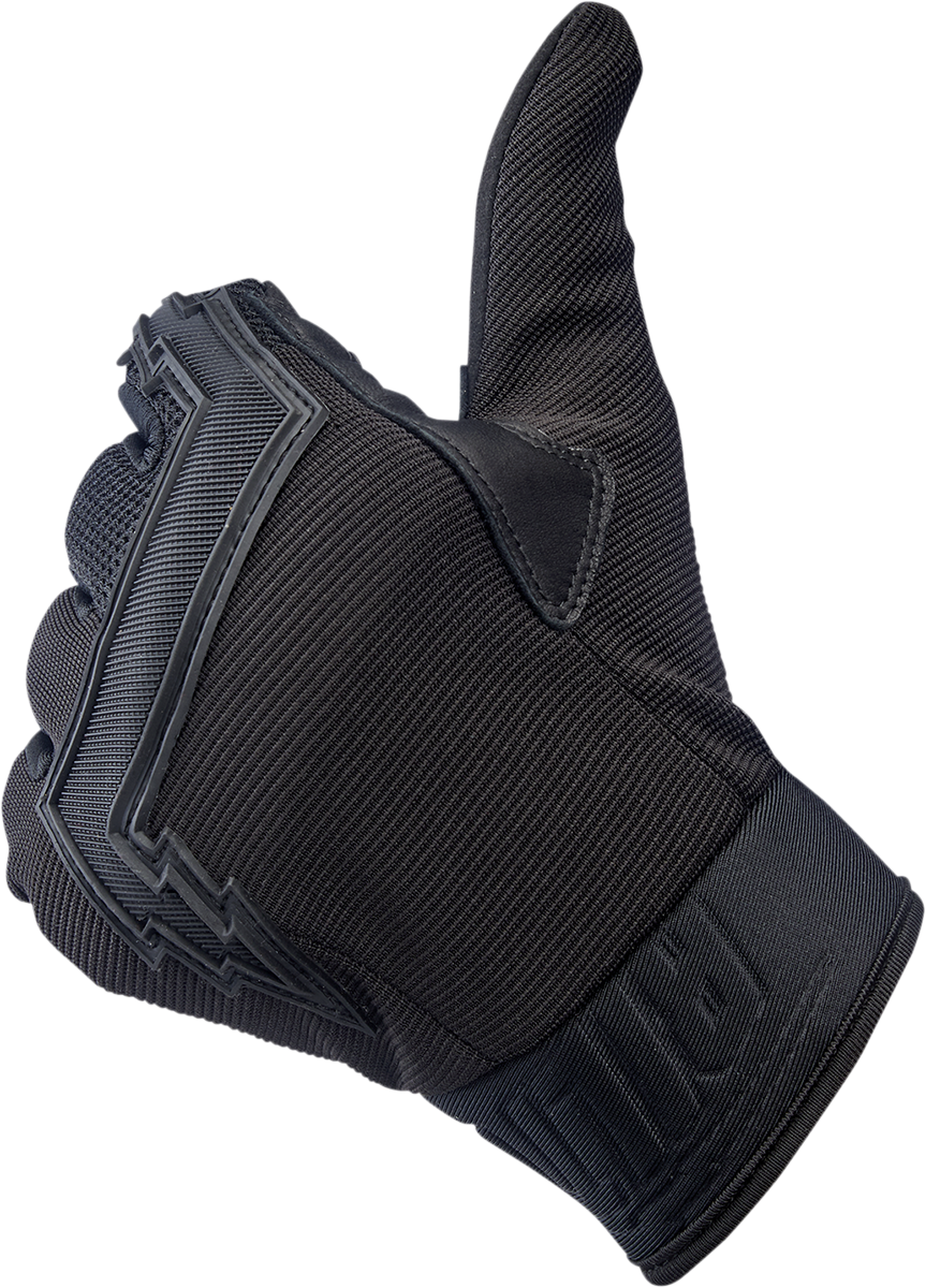 BILTWELL Baja Gloves - Black Out - Medium 1508-0101-303