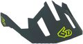 6D ATB-2T Visor - Ascent - Neon Yellow - XS/S 77-0132
