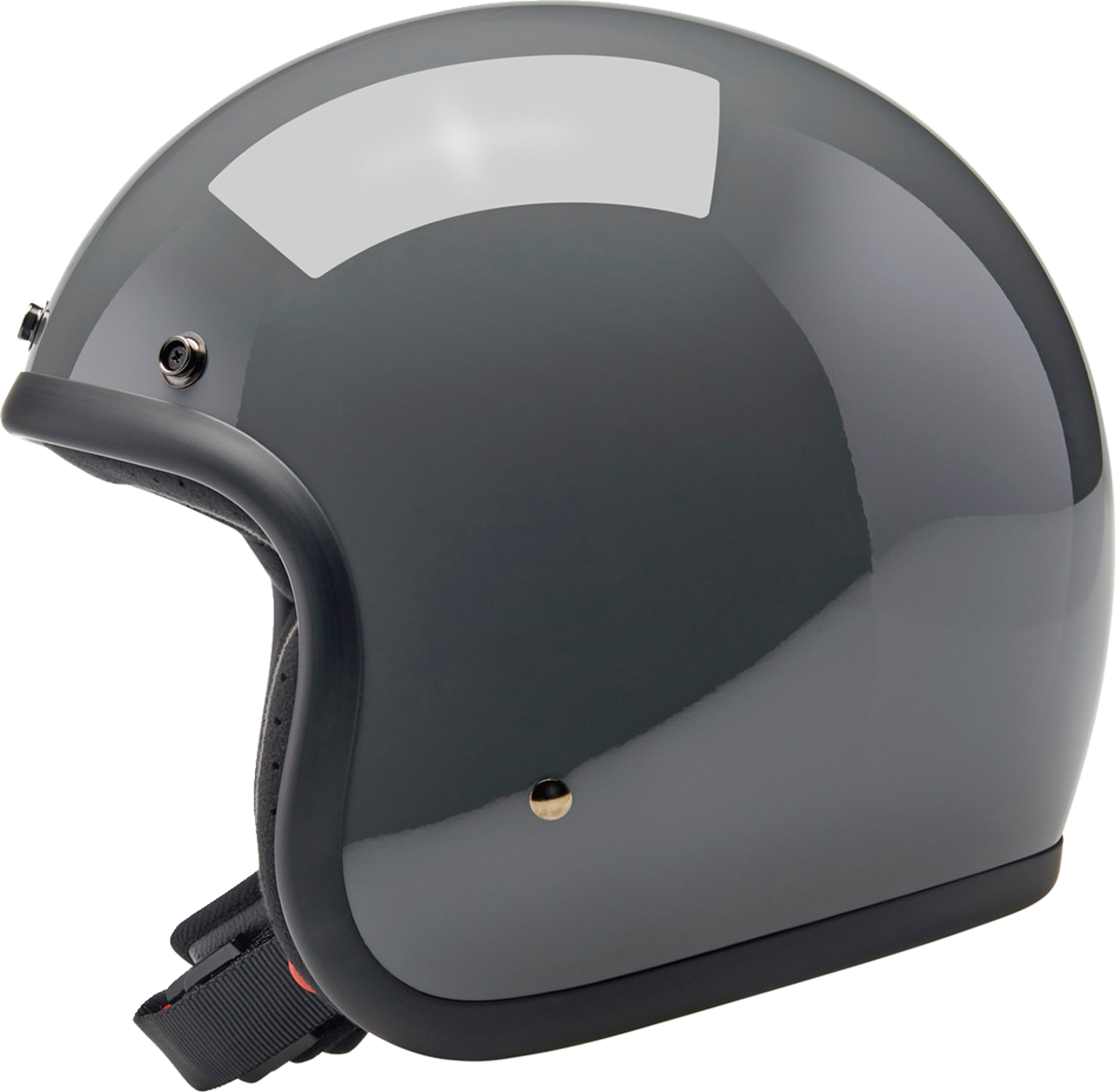 BILTWELL Bonanza Helmet - Gloss Storm Gray - Large 1001-165-204