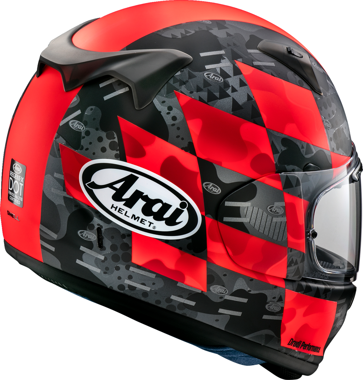 ARAI Regent-X Helmet - Patch - Red Frost - Small 0101-15834