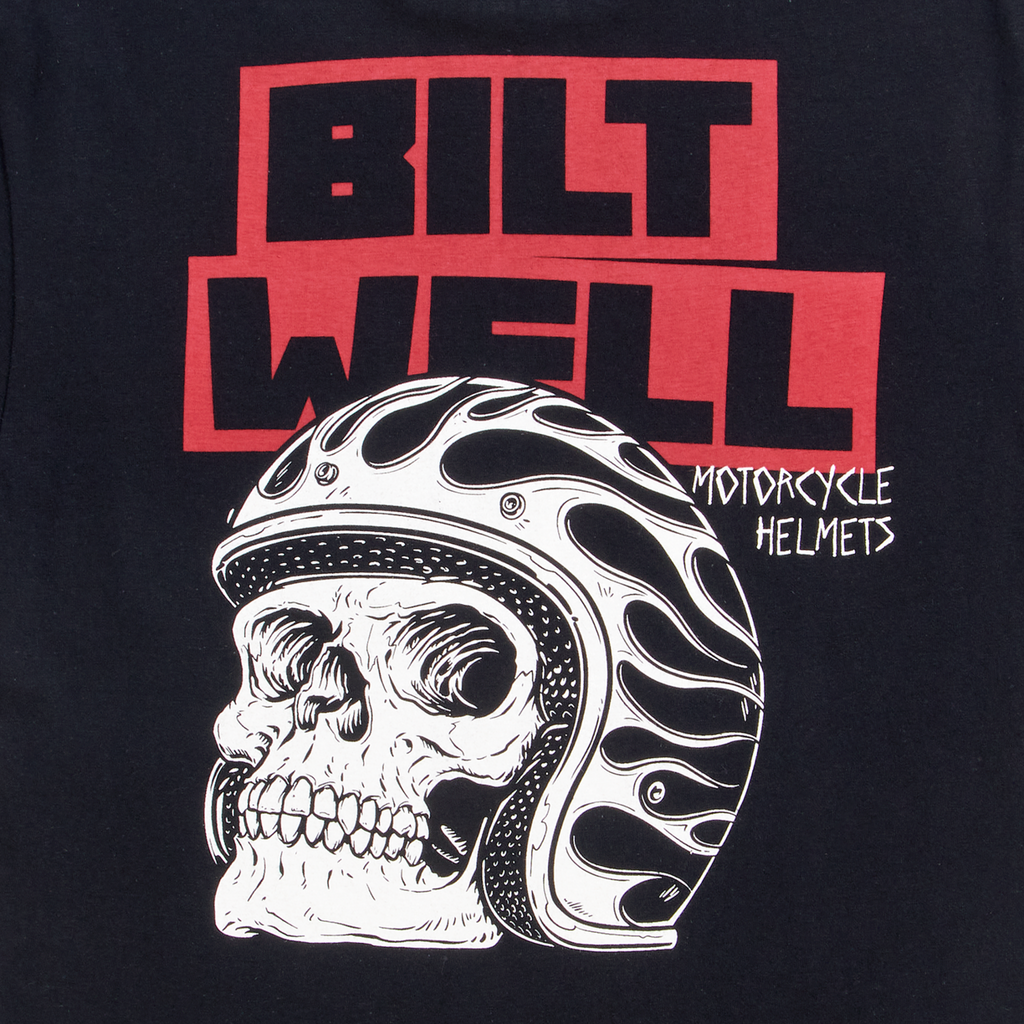 BILTWELL Skull Pocket T-Shirt - Black - XL 8102-077-005