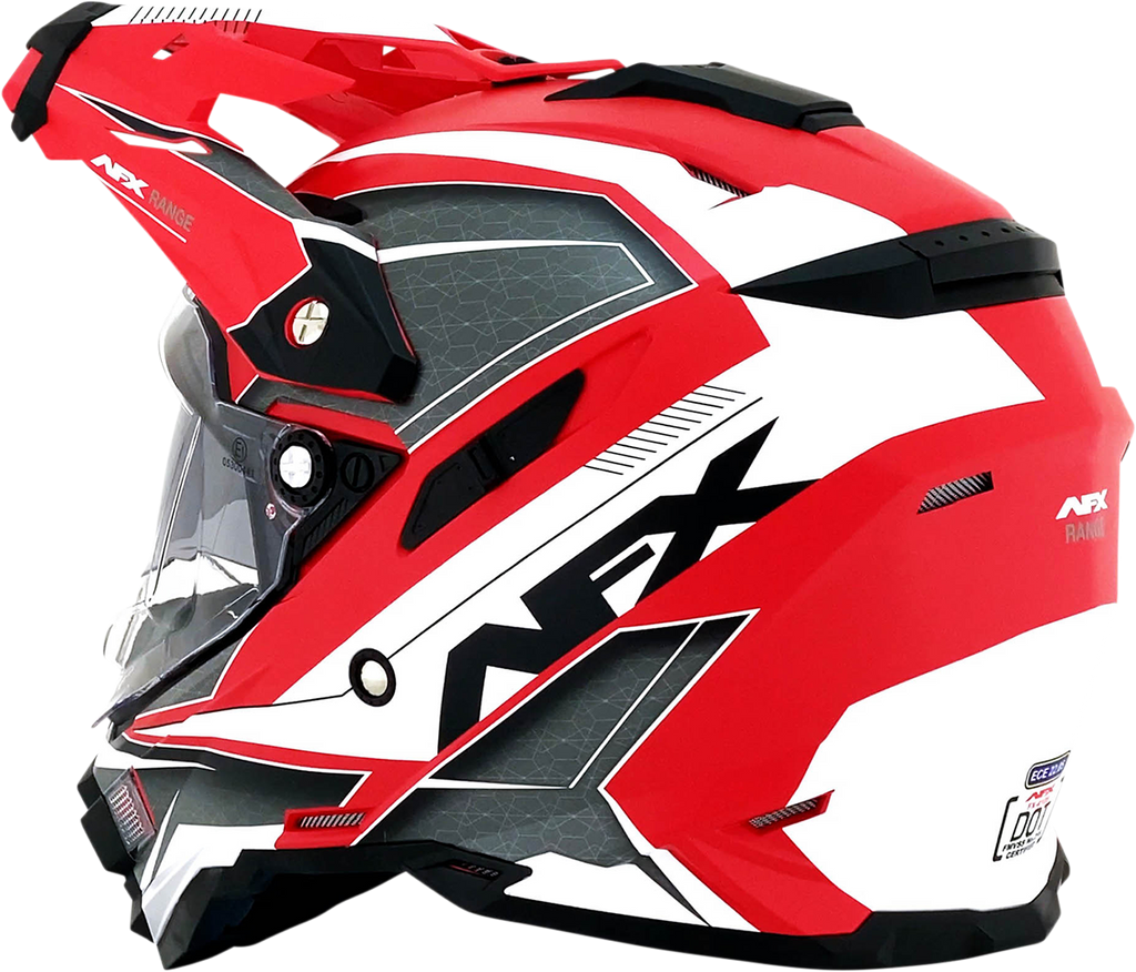 AFX FX-41 Helmet - Range - Matte Red - 2XL 0140-0070
