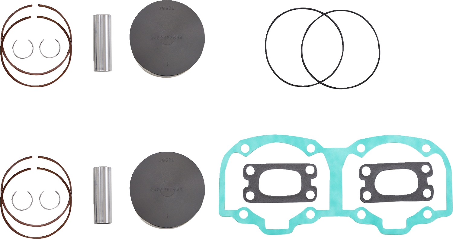 WISECO Piston Kit - Ski Doo with BRG High-Performance SK1375