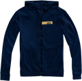 100% Chamber Zip-Up Hoodie - Blue/Gold - Medium 36019-261-11