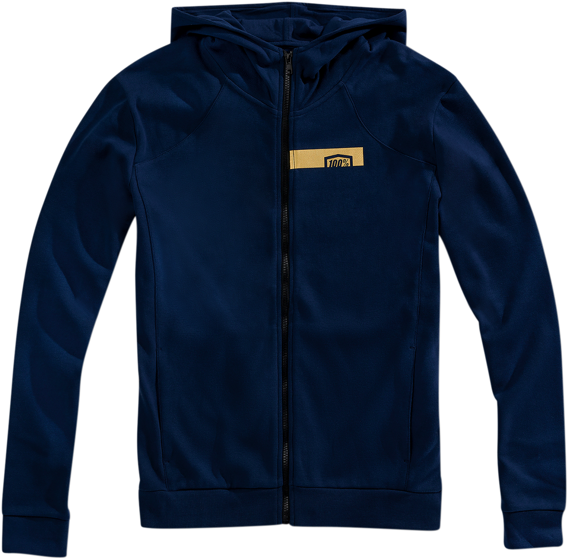 100% Chamber Zip-Up Hoodie - Blue/Gold - Medium 36019-261-11