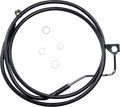 DRAG SPECIALTIES Brake Line - Front (Upper) - Black 614220-BLK