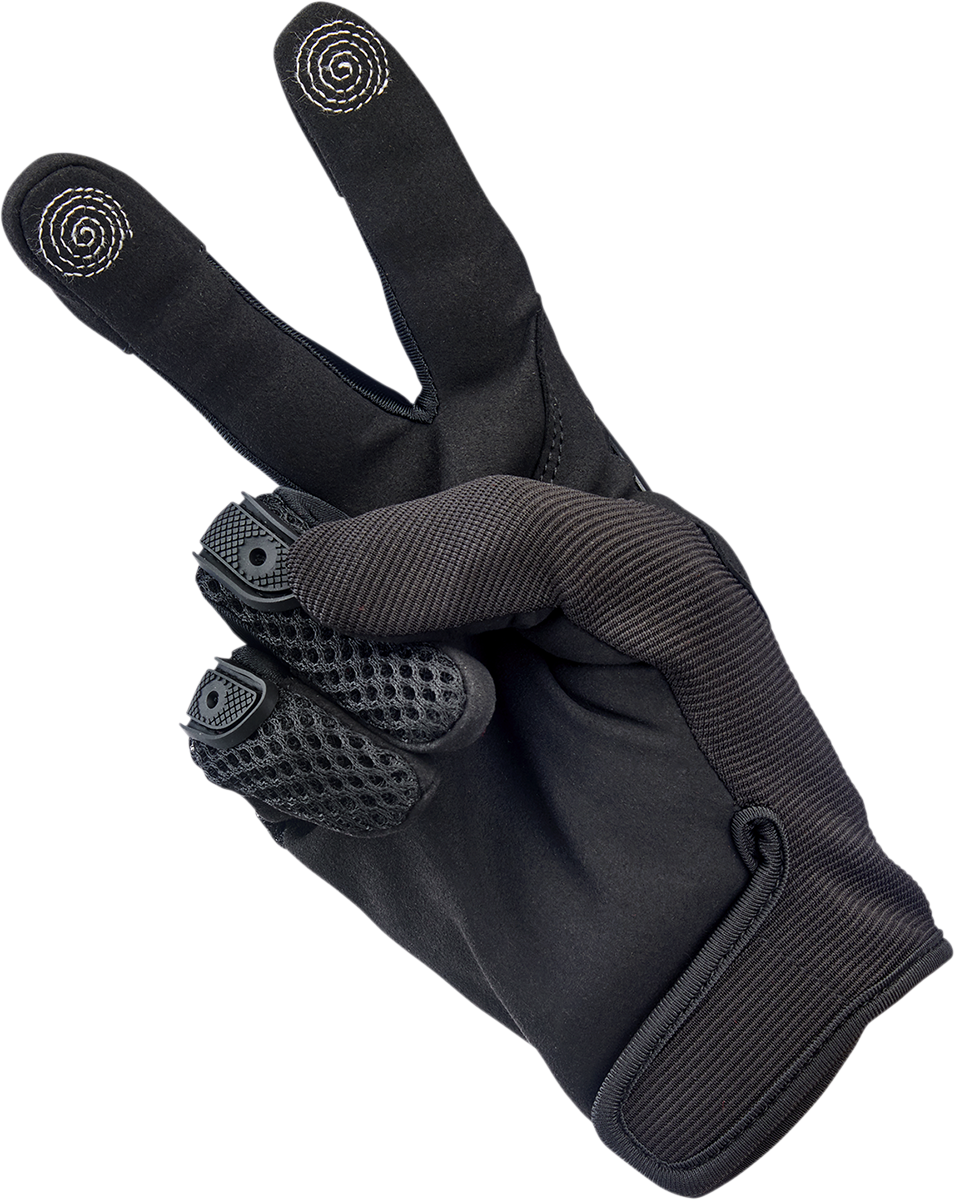 BILTWELL Anza Gloves - Black Out - Small 1507-0101-002