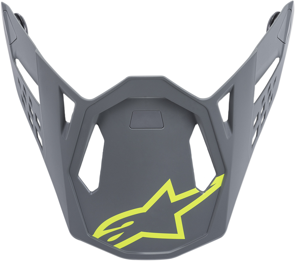 ALPINESTARS Supertech M8 Visor - Radium - Matte Black/Mid Gray/Yellow Fluo 8981519-9004