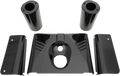 DRAG SPECIALTIES 5-Piece Fork Tins - Gloss Black - Ribbed - '86-'17 FLST 74157B