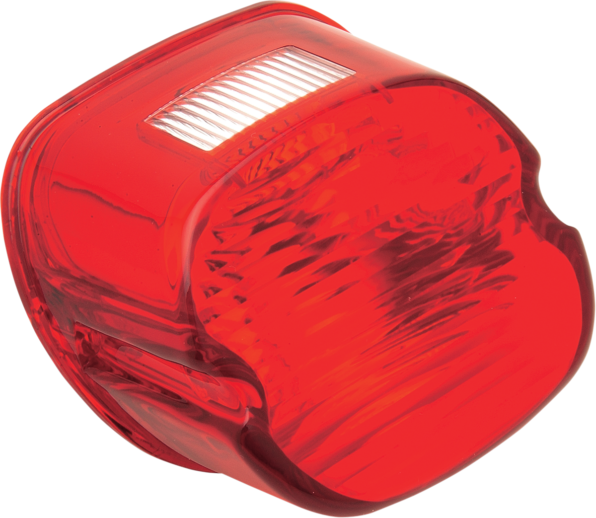 DRAG SPECIALTIES Laydown Taillight Lens - Red 12-0018C-BC446