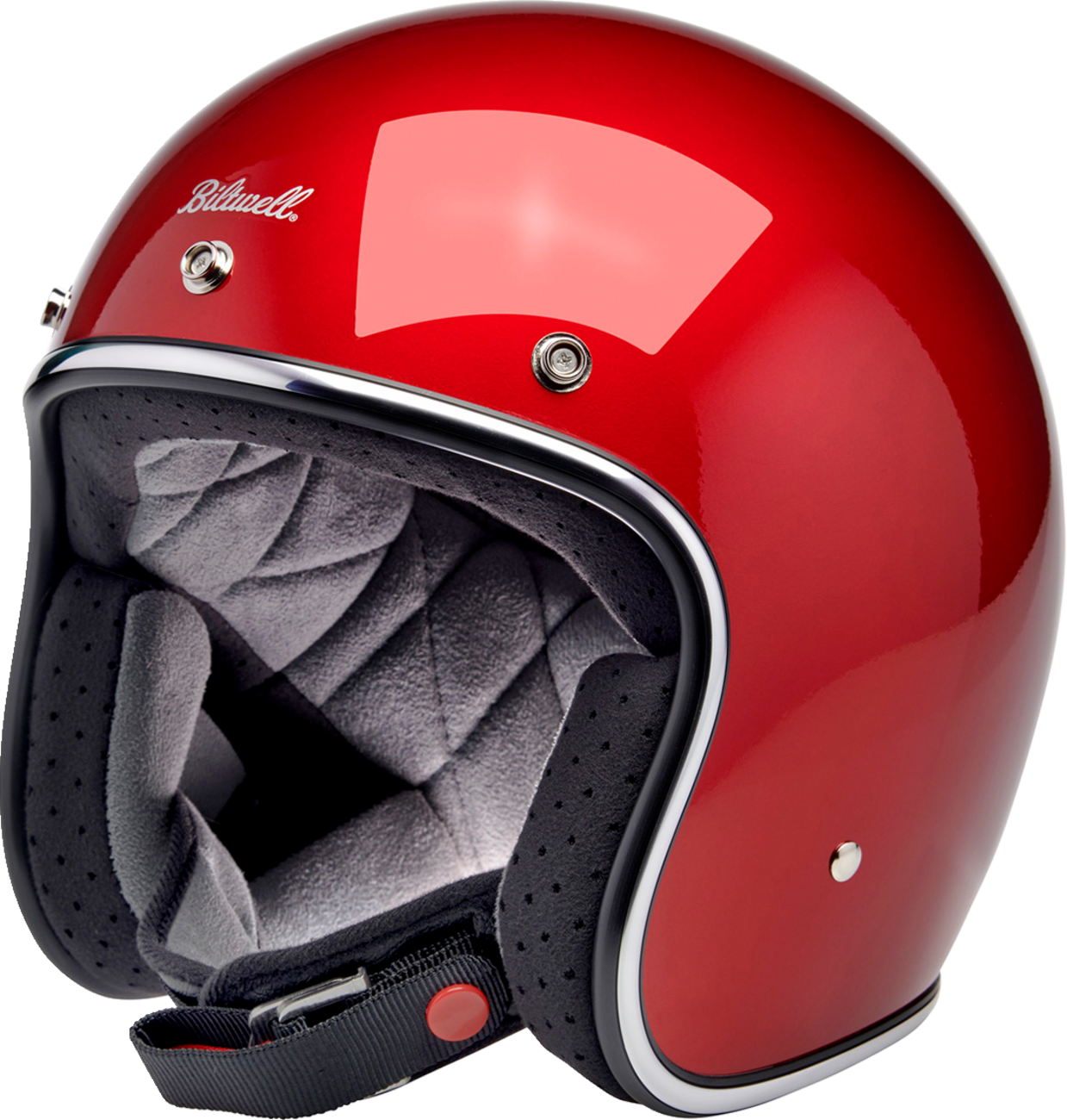 BILTWELL Bonanza Helmet - Metallic Cherry Red - Small 1001-351-202