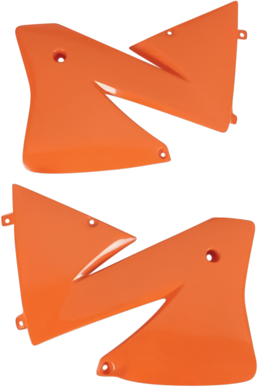 UFO Radiator Shrouds - KTM Orange KT03066127