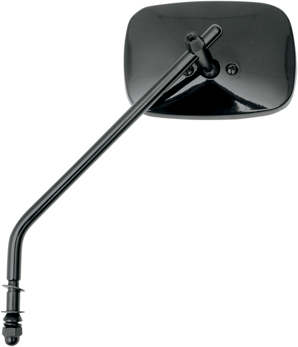 DRAG SPECIALTIES Die Cast Mirror - Long Stem - Black 302110BLK