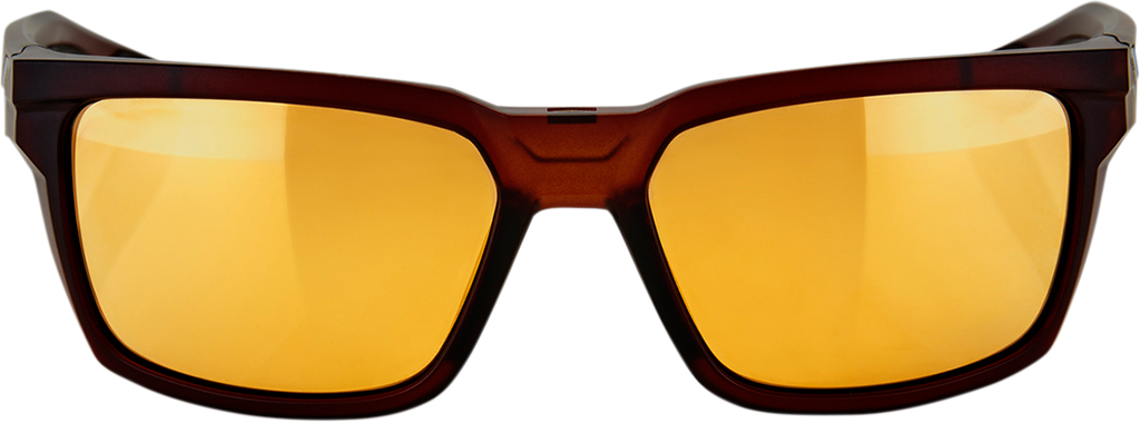 100% Daze Sunglasses - Rootbeer - Gold 61030-103-69