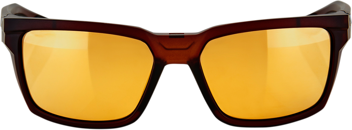 100% Daze Sunglasses - Rootbeer - Gold 61030-103-69