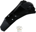 UFO Enduro Rear Fender - with Light - Black HU03388001