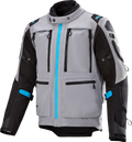 ALPINESTARS Ardent 3in1 Adventure Touring Jacket - Gray/Black/Blue - Large 3204423-9117-L