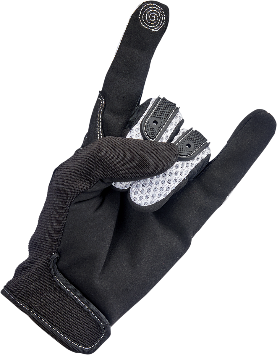 BILTWELL Anza Gloves - White - Small 1507-0401-002