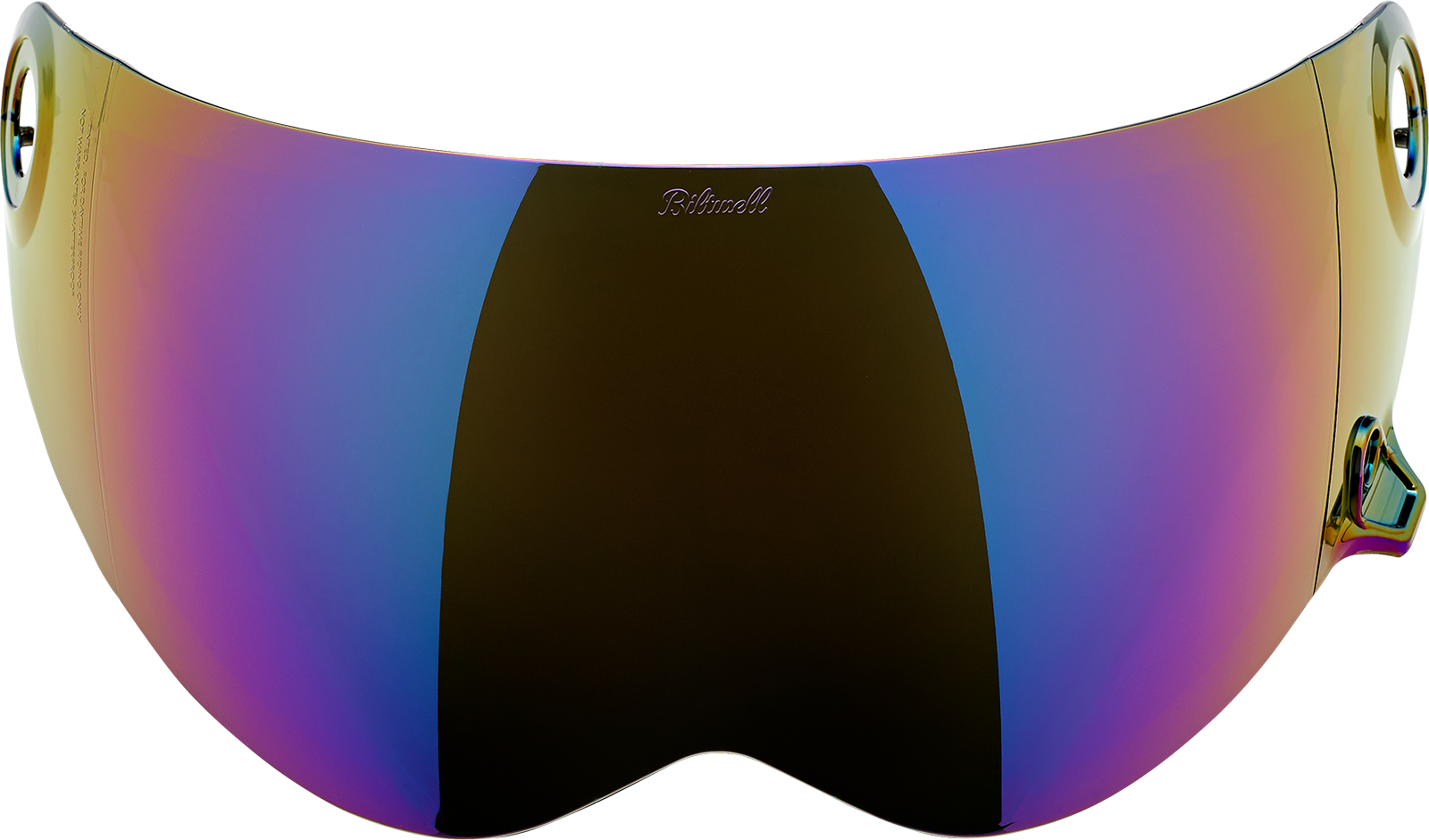 BILTWELL Lane Splitter Gen 2 Shield - Rainbow Mirror 1112-223