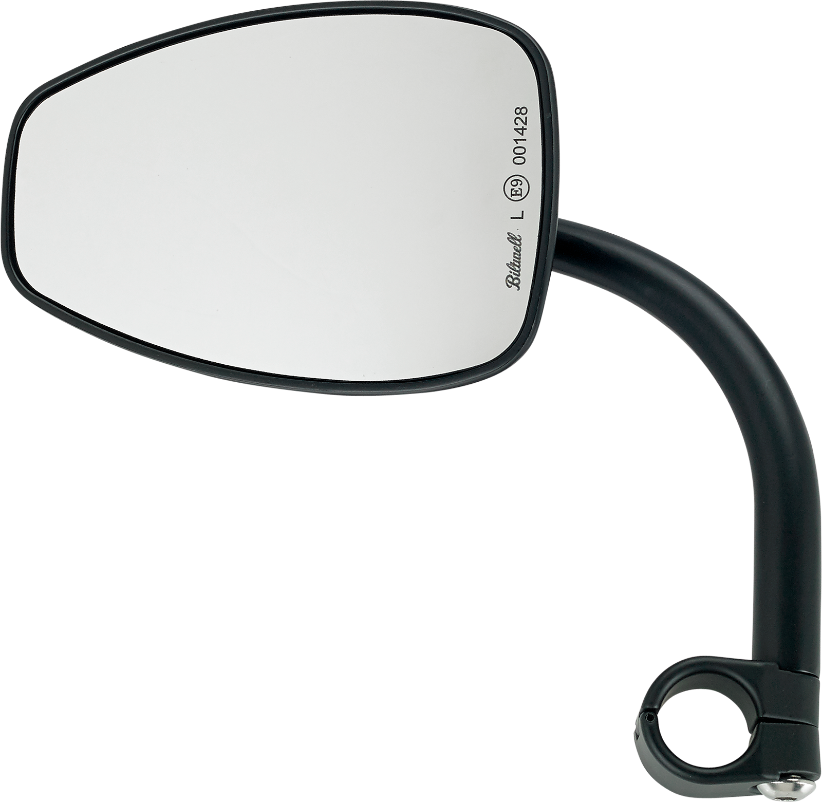 BILTWELL Clamp-On Utility Mirror - Tear Drop - Black 6504-578-131