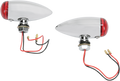 DRAG SPECIALTIES Bullet LED Marker Lights - Smooth - Red 20-6589SRLED