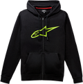 ALPINESTARS Ageless 2 Zip Hoodie - Black/Green - Medium 1038530521060M