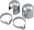 DRAG SPECIALTIES Chrome Shock Top Cap - '58-'64 FL 13620