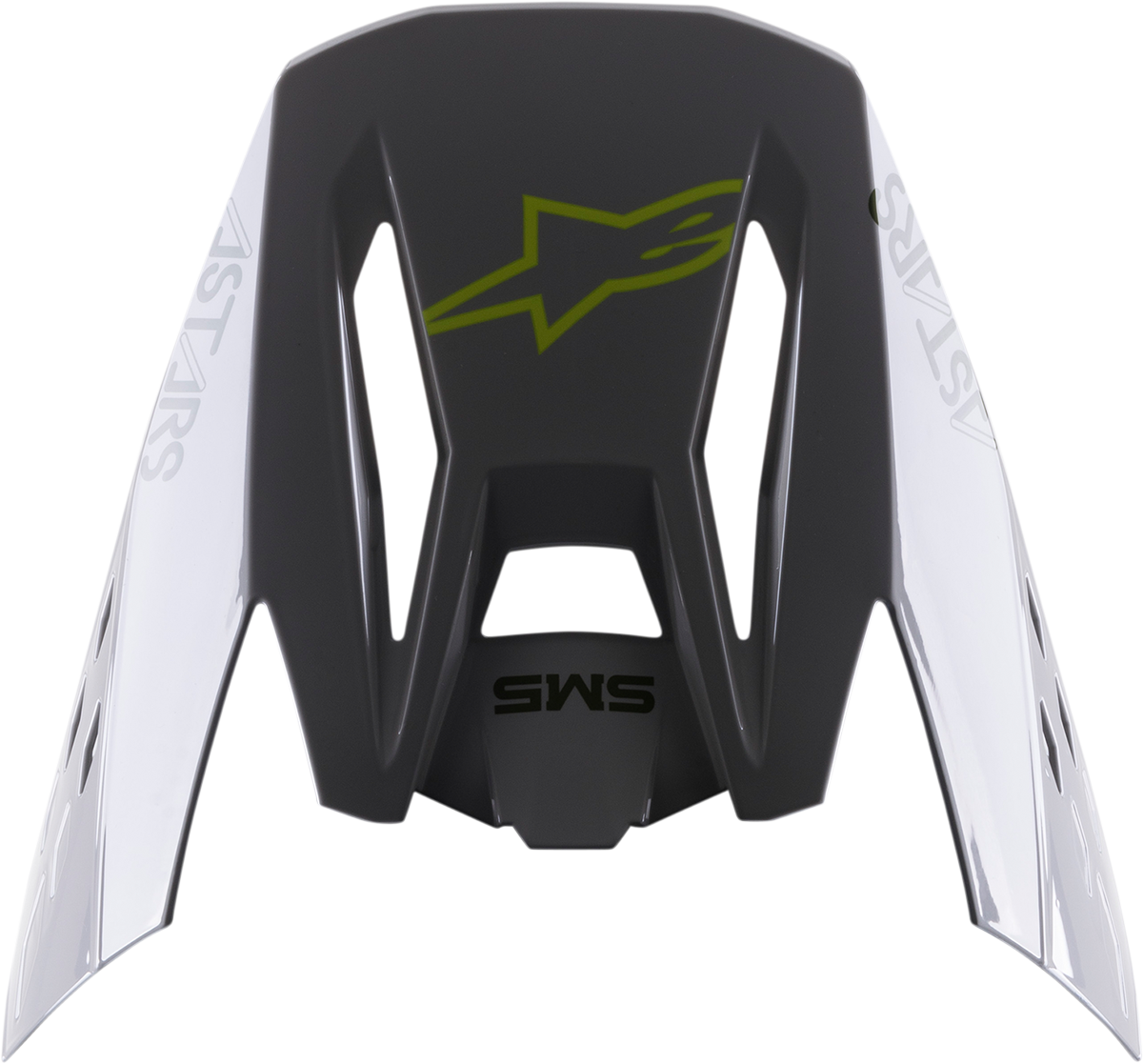 ALPINESTARS SM5 Visor - Bond - Silver/Yellow/Green 8983422-1915