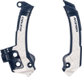 ACERBIS X-Grip Frame Guards - Blue/White 2979601006