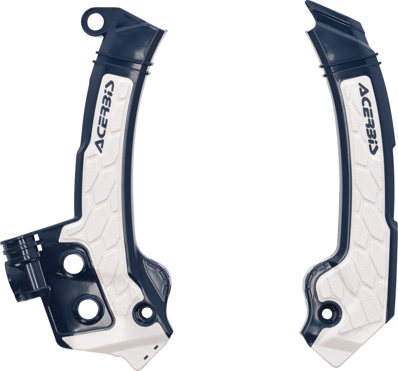 ACERBIS X-Grip Frame Guards - Blue/White 2979601006