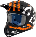 AFX FX-17 Helmet - Attack - Matte Black/Orange - XL 0110-7158