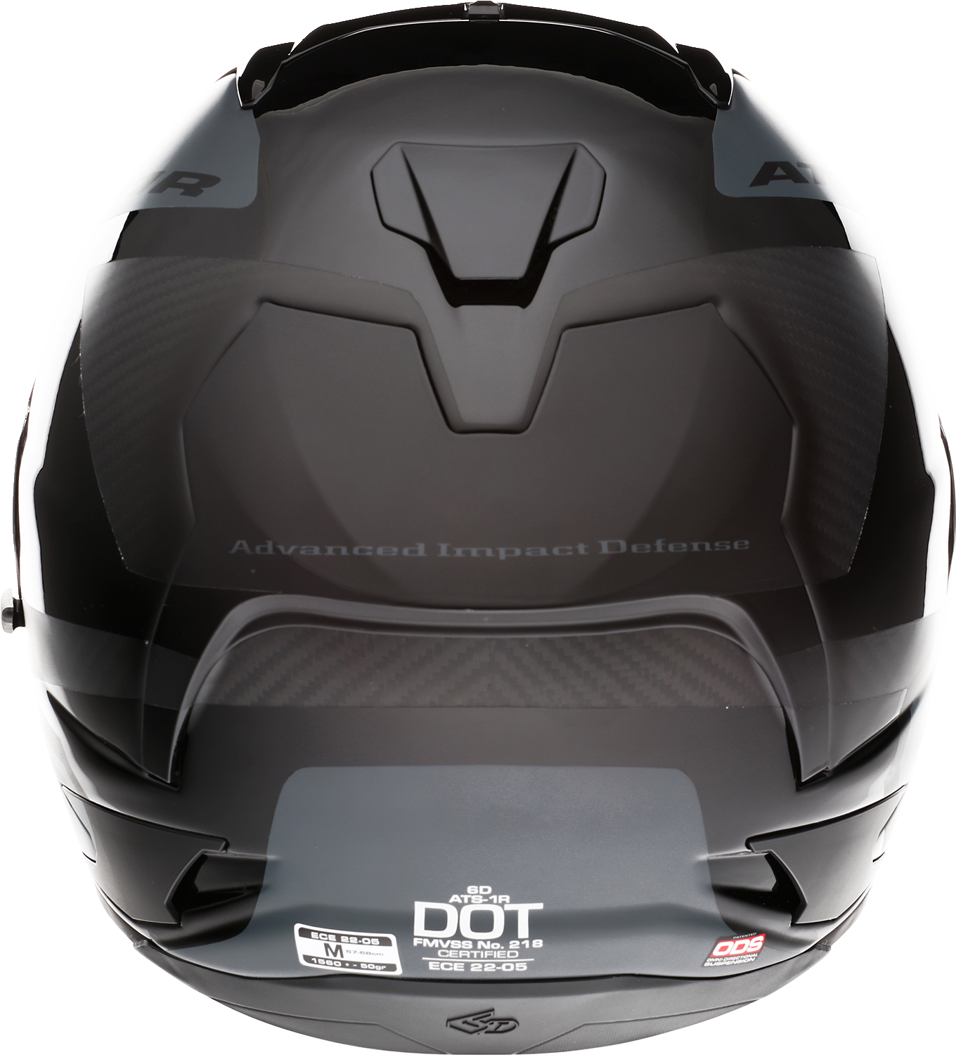 6D ATS-1R Helmet - Wyman - Black/Gray - Large 30-0707