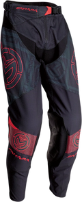 MOOSE RACING Sahara Pants - Black/Red - 30 2901-9896