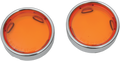 DRAG SPECIALTIES Lens w/Trim Ring - Amber 12-0224-LA