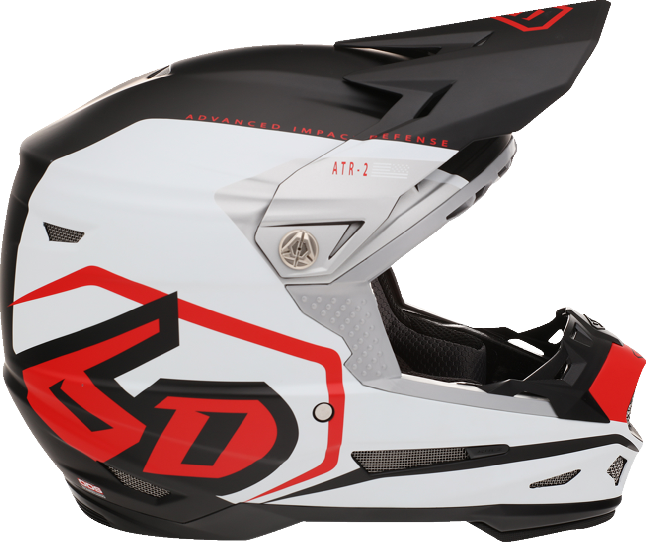 6D ATR-2 Helmet - Delta - Red - Small 12-3415