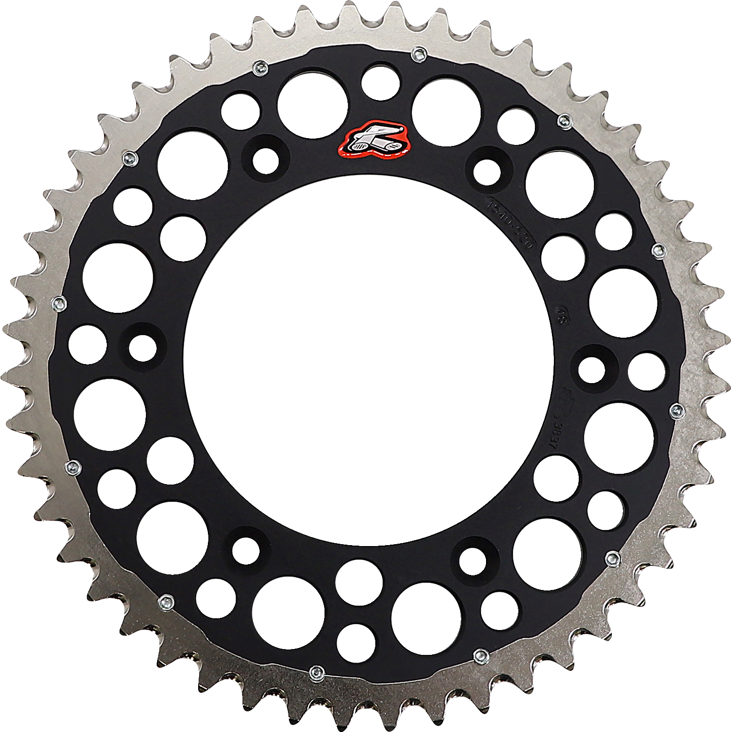 RENTHAL Twinring™ Rear Sprocket - 48 Tooth - Black 1540-520-48GPBK