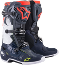 ALPINESTARS Tech 10 Boots - Dark Gray/Dark Blue/Red - US 11 2010020-9079-11