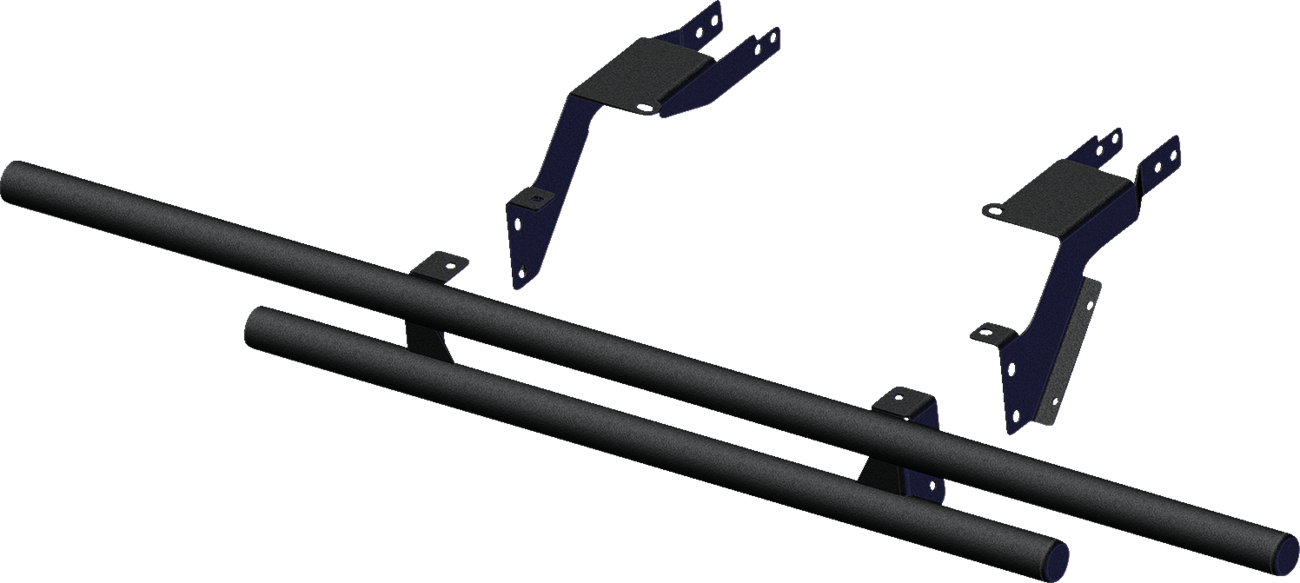 KFI PRODUCTS Rear Bumper - Black - Polaris 101825