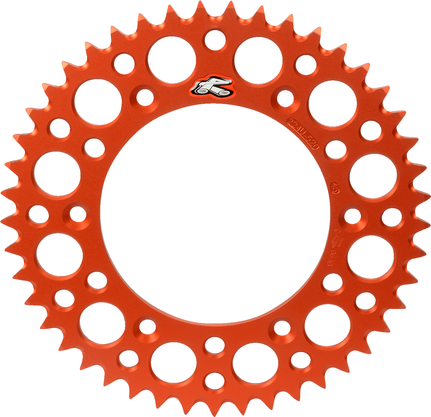 RENTHAL Sprocket - Orange - 46 Tooth 192U-420-46GPOR