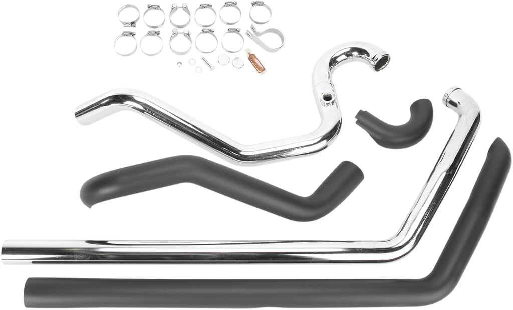 SUPERTRAPP True Dual Head Pipes - Black 167-72574