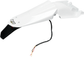 UFO Enduro Rear Fender - W/Light - White HU03333-041