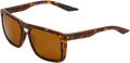 100% Renshaw Sunglasses - Havana - Bronze 61038-257-49