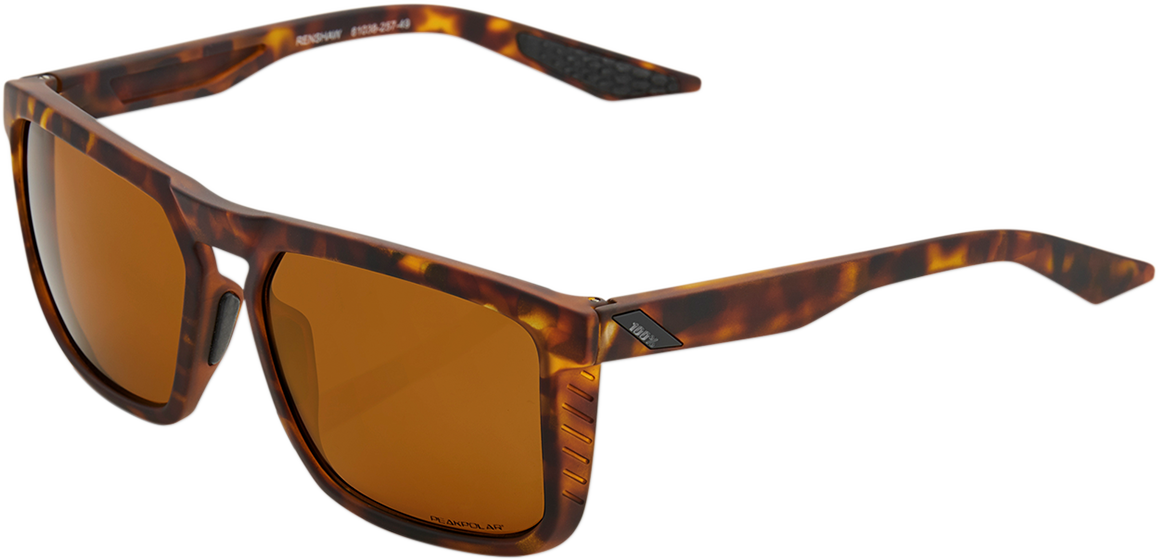 100% Renshaw Sunglasses - Havana - Bronze 61038-257-49